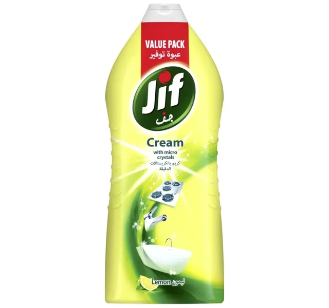 Jif Cream With Micro Crystals Lemon Scent 1 5 Litres