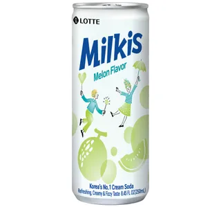 Lotte Milkis Melon Flavor Carbonated Drinks 250 ml