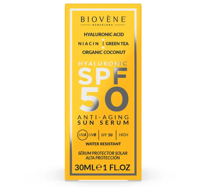 Biovene Barcelona Hyaluronic SPF 50 Anti Aging Sun Serum 30 ml