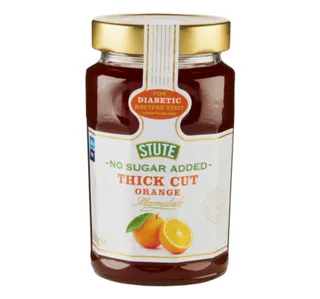 Stute No Sugar Added Thick Cut Orange Marmalade 430 G