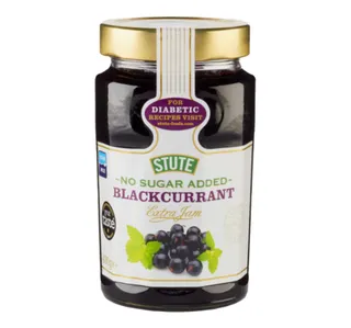 Stute No Sugar Added Blackcurrant Extra Jam 430 g