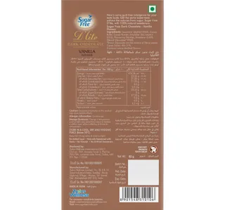 Sugar Free Dlite Vanilla Dark Chocolate 80 G
