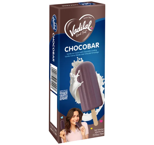 Vadilal Chocobar Ice Cream Sticks 70 ml