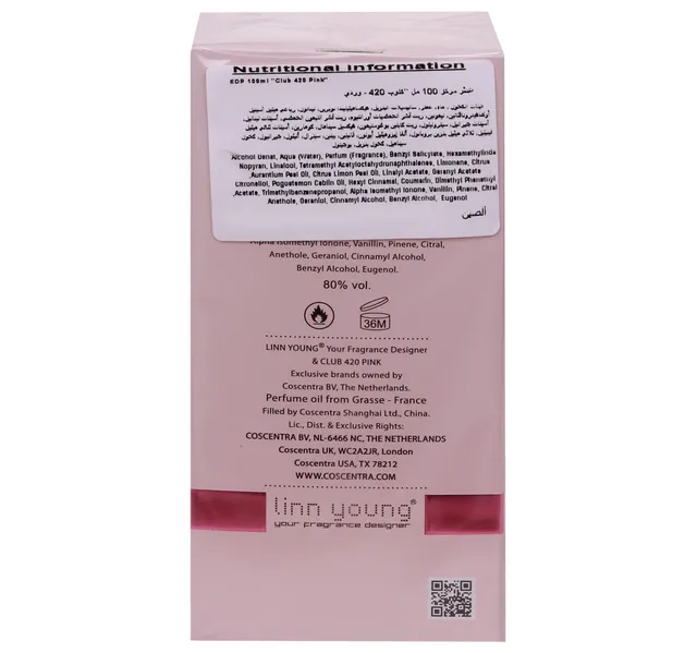 Linn Young Club 420 Pink Edp For Women 100 Ml