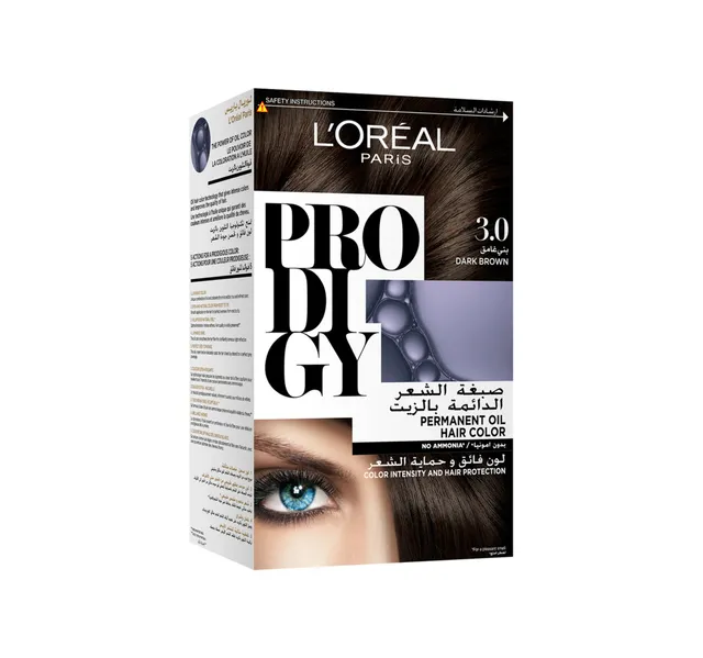 L Oreal Paris Prodigy Hair Color 3 0 Dark Brown 1 Pkt