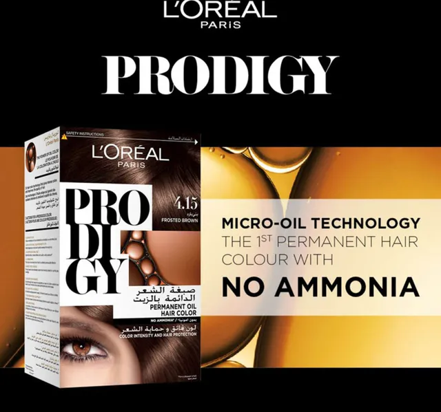 L'Oreal Paris Prodigy Hair Color 4.15 Frosted Brown