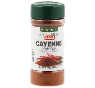 Badia Organic Cayenne Pepper Pimenta Roja 49 6 G