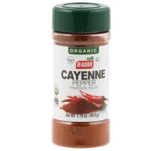 Badia Organic Cayenne Pepper Pimenta Roja 49 6 G