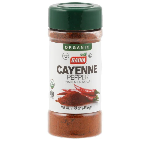 Badia Organic Cayenne Pepper Pimenta Roja 49 6 G