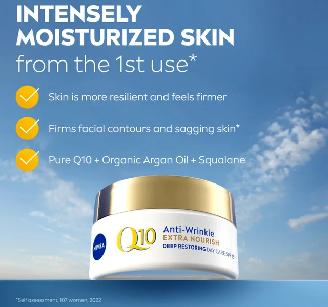 نيڤيا Q10 بلس سي كريم نهاري مضاد للتجاعيد SPF15 50 مل