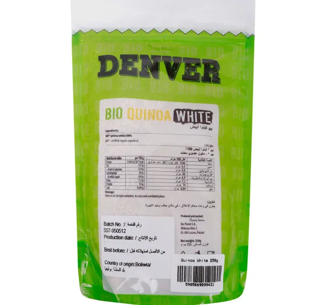 Denver Food Organic Bio White Quinoa 250 g