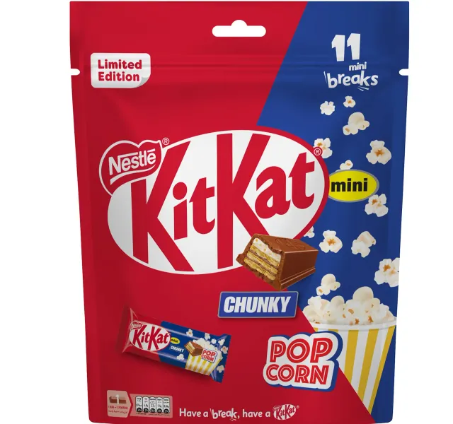 Nestle Kitkat Mini Chunky Popcorn Milk Chocolate Bar 182 6 G