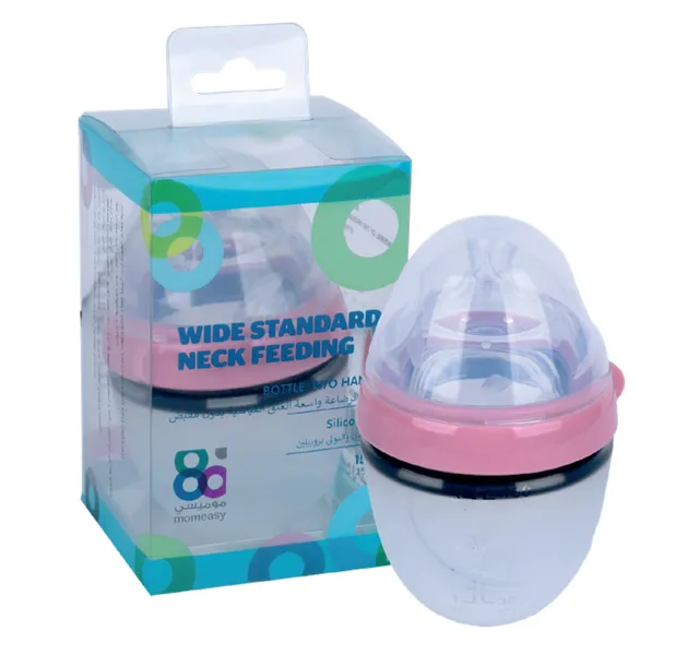 Mom Easy Wide Standard Neck Silicon Feeding Bottle 150 Ml 1020 11 1 Pc