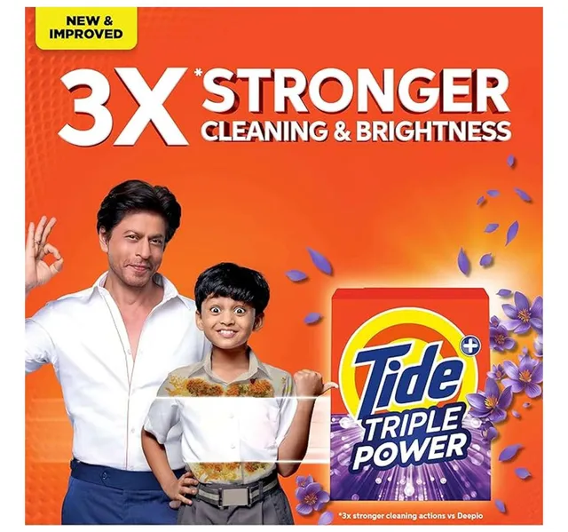 Tide Downy Lavender Front Load Washing Powder 2 x 2.5 kg + Downy Fabric Softener 400 ml