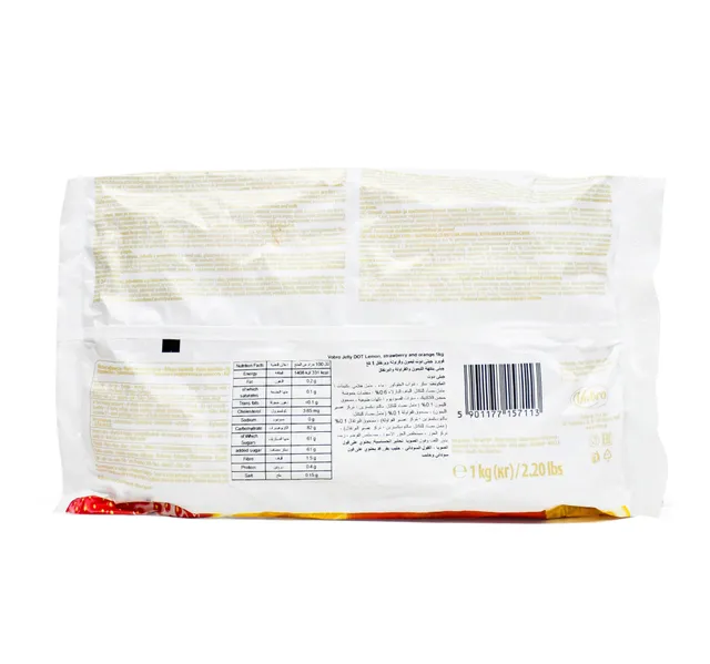 Vobro Kids DOT Orange Lemon Strawberry Jelly Candy 1 kg