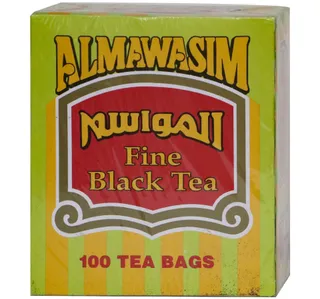 المواسم شاي أسود فاخر 100 Pcs