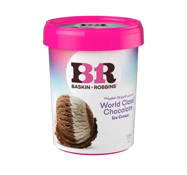 Baskin Robbins World Class Chocolate Ice Cream 1 Litre
