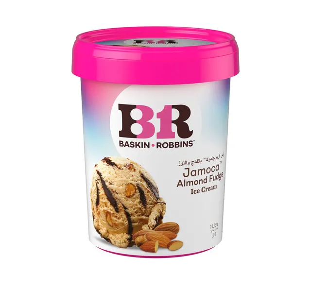 Baskin Robbins Jamoca Almond Fudge Ice Cream 1 Litre