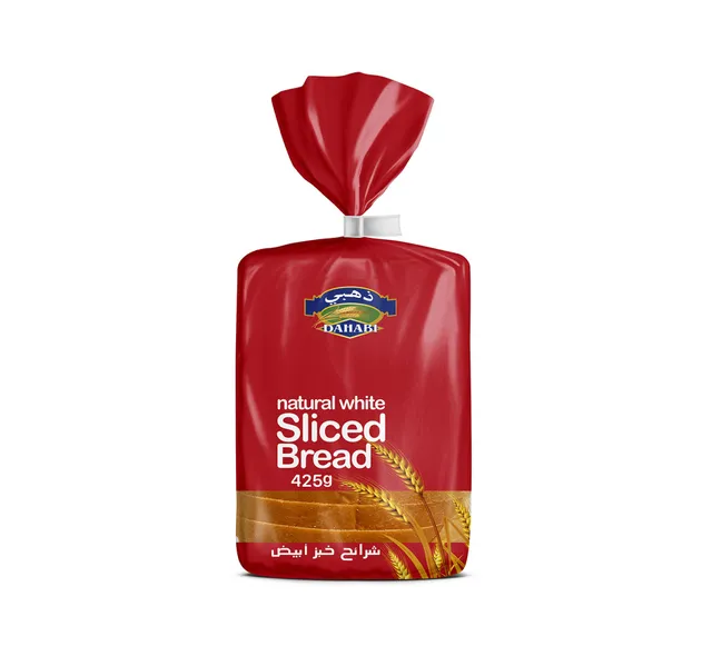 Dahabi Natural White Sliced Bread Medium 425 g