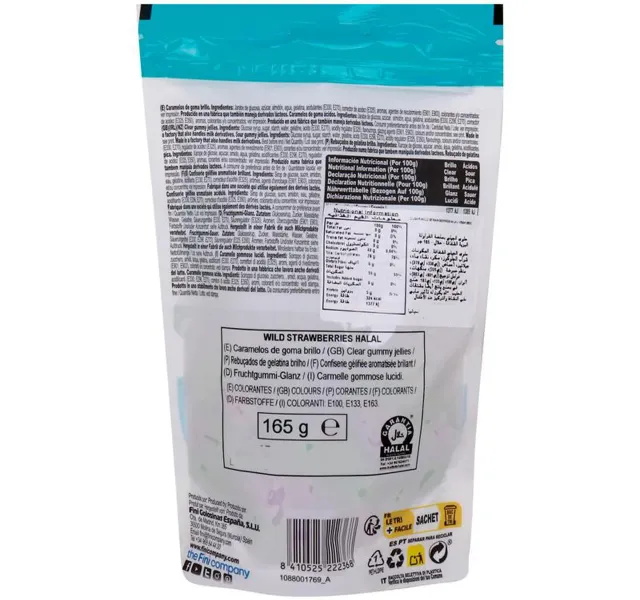 Fini Wild Strawberries Gummies 165 G