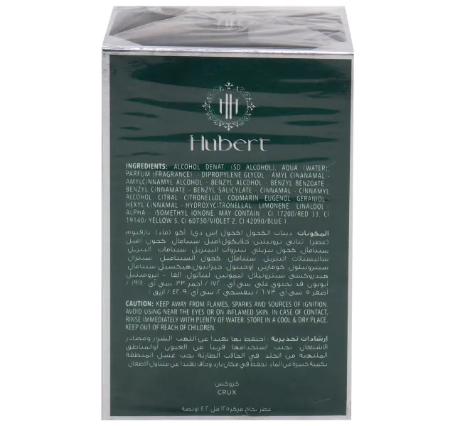 Hubert Eau De Parfum Crux 125 Ml