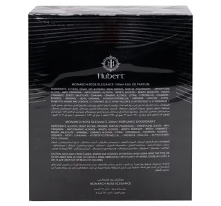 Hubert Monarch Rose Elegance Eau De Parfum 100 Ml Deodorant 200 Ml