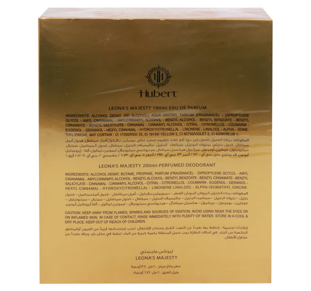 Hubert Leona S Majesty Eau De Parfum 100 Ml Deodorant 200 Ml