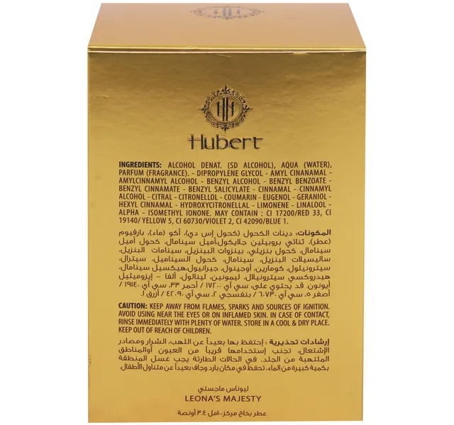 Hubert Leona S Majesty Pour Femme 100 Ml