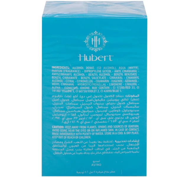 Hubert Eau De Parfum Astro 125 Ml