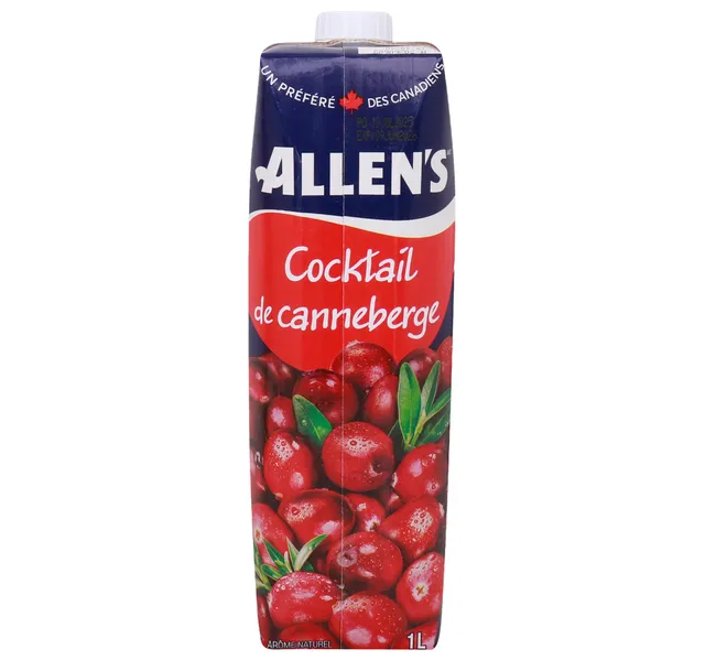 Allens Cranberry Cocktail Juice 1 Litre