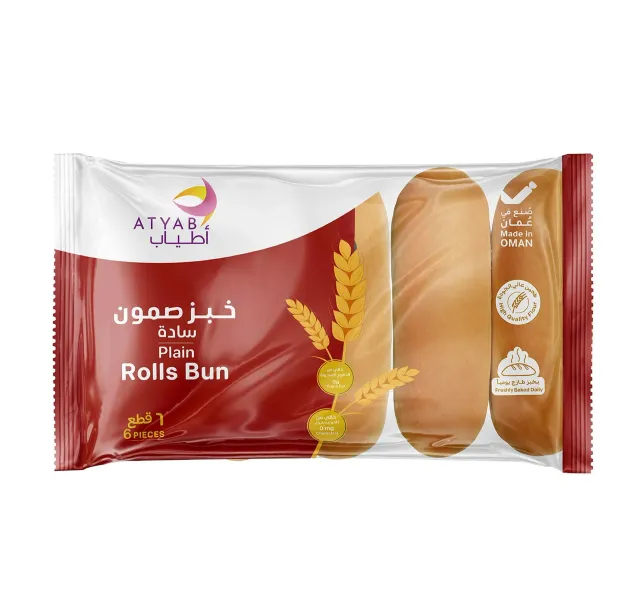 Atyab Plain Rolls Bun 6 pcs