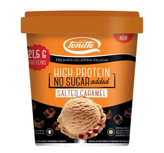 Tonitto High Protein No Added Sugar Salted Caramel Ice Cream 250 ml