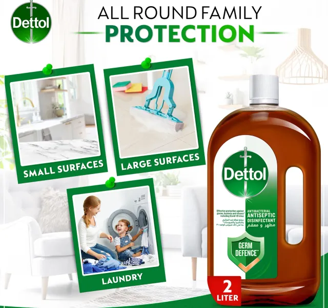 Dettol Antiseptic Anti Bacterial Disinfectant Liquid 2 Litres