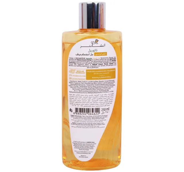 Enchanteur Naturelle French Lily Moisturizing Shower Gel 250 Ml