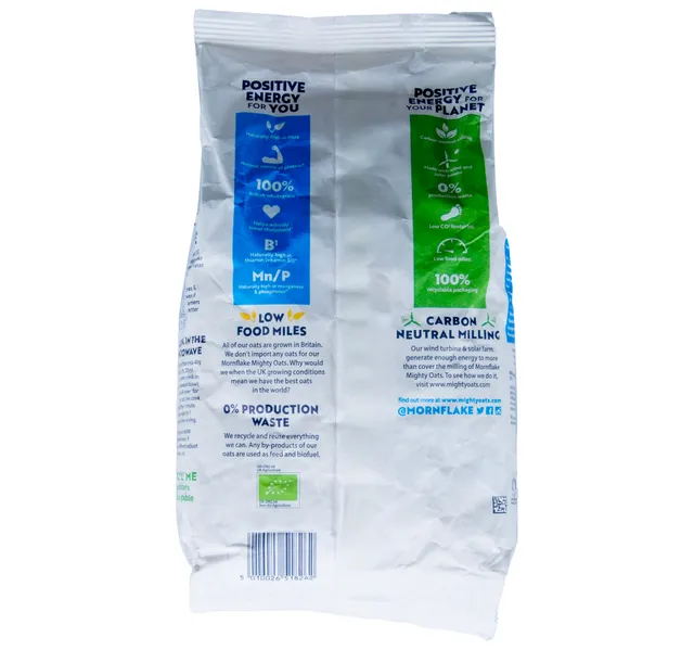 Mornflake Organic Porridge Oats 1 kg