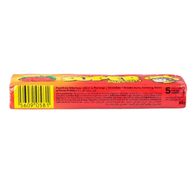 Gorila Super Strawberry Bubble Gum 32 G