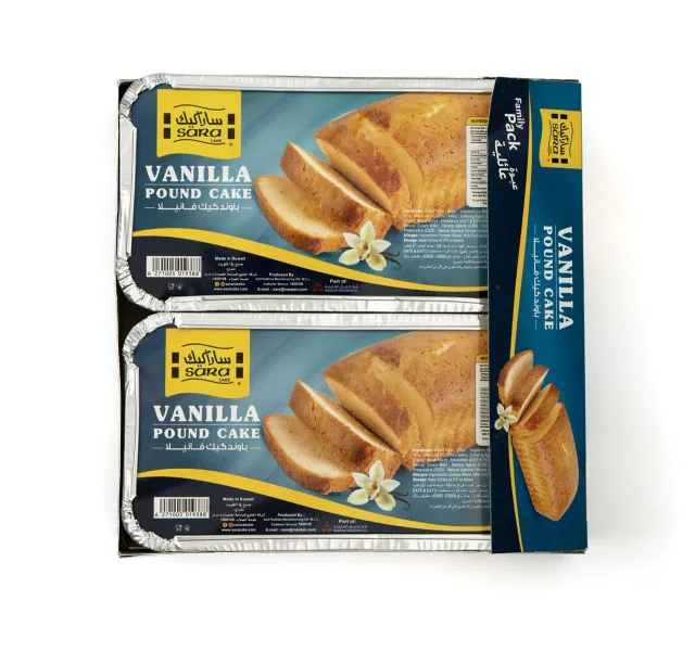Sara Vanilla Pound Cake Value Pack 2 X 325 G