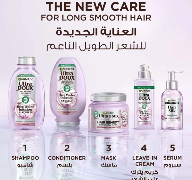 Garnier Ultradoux Hair Silk Smoothing Serum 120 Ml