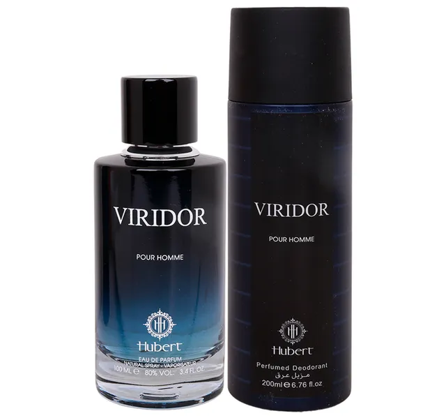 Hubert Viridor Eau De Parfum Value Pack 100 Ml Perfumed Deodorant 200 Ml