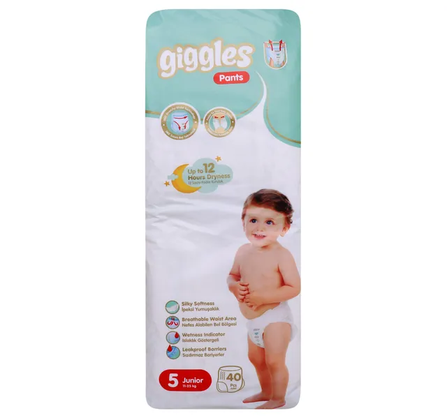Giggles Diaper Pants Junior Size 5 11 25 Kg 40 Pcs