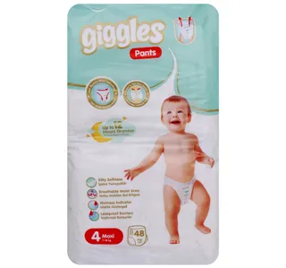 Giggles Diaper Pants Maxi Size 4 7 18 Kg 48 Pcs