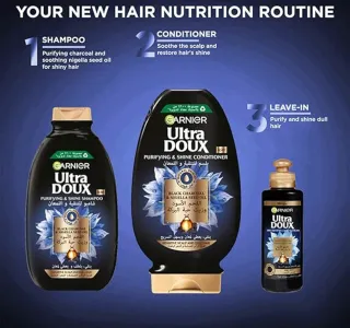 Garnier Black Charcoal & Black Seed Oil Balancing Conditioner