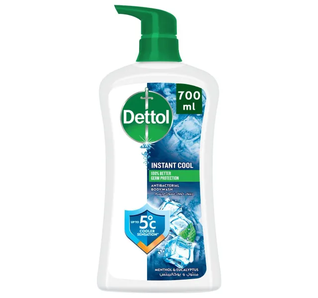 Dettol Cool Body Wash Menthol Eucalyptus Scent 700 Ml