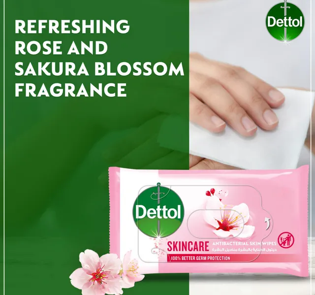 Dettol Skincare Anti Bacterial Skin Wipes