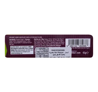 Ombar Pistachio Cream Chocolate Bar 42 G