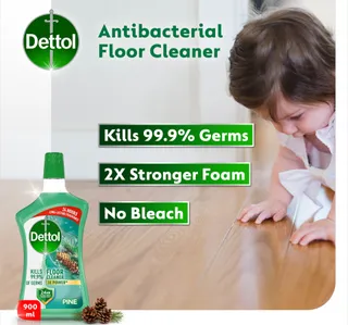 Dettol Anti Bacterial Floor Cleaner Pine Scent 900 Ml