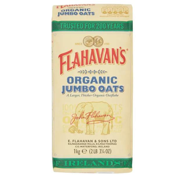 Flahavan S Organic Jumbo Oats 1 Kg