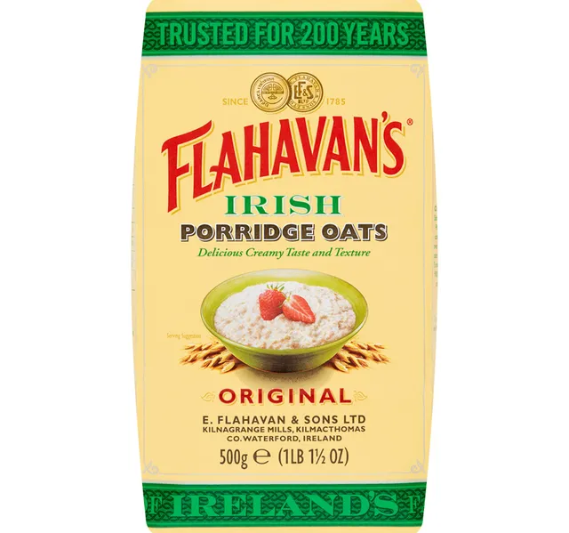 Flahavan S Irish Porridge Oats Original 500 G