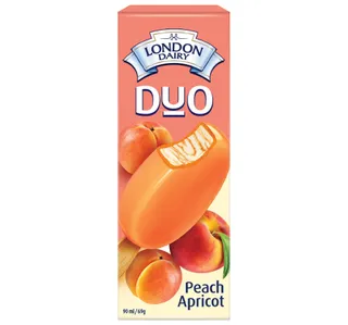 London Dairy Duo Peach Apricot Ice Cream Stick 90 Ml