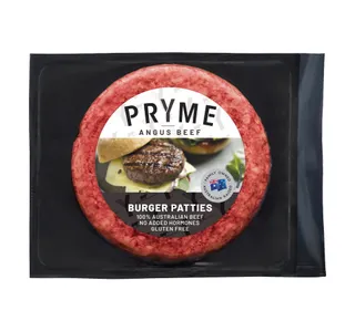 Pryme Angus Beef Burger Patties 150 G